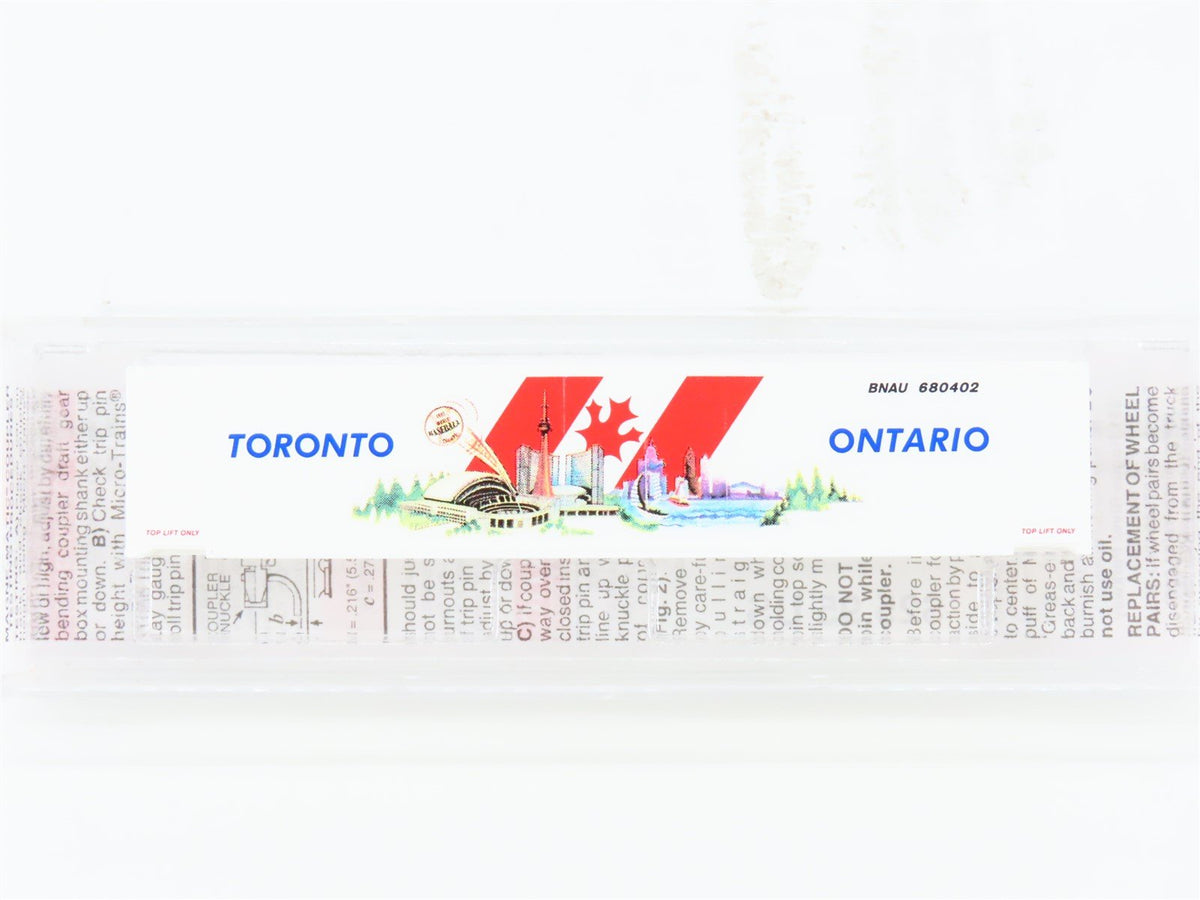 N Deluxe Innovations Micro-Trains MTL 08100740 BNAU Toronto Ontario Container