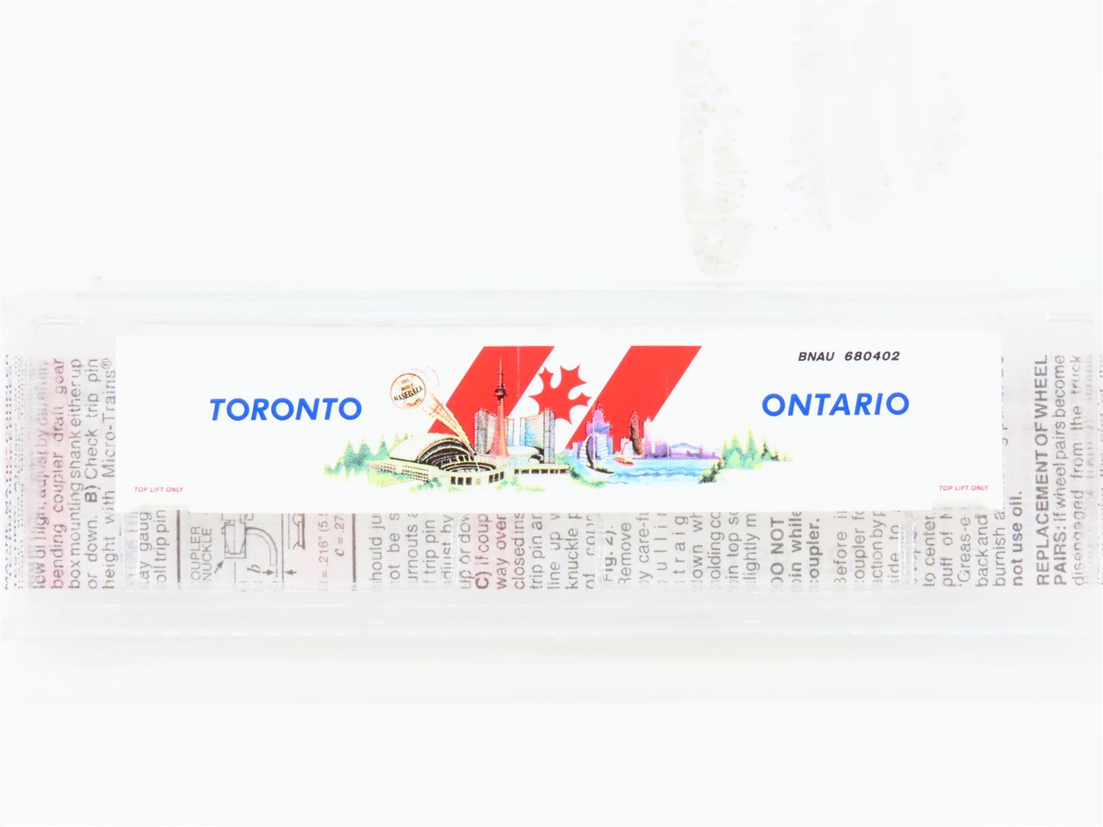 N Deluxe Innovations Micro-Trains MTL 08100740 BNAU Toronto Ontario Container