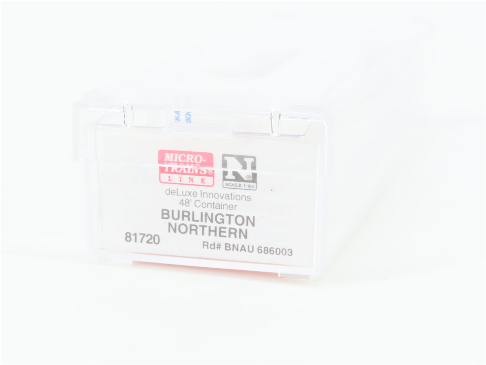 N Deluxe Innovations Micro-Trains MTL 81720 BNAU Omaha 48' Container #686003