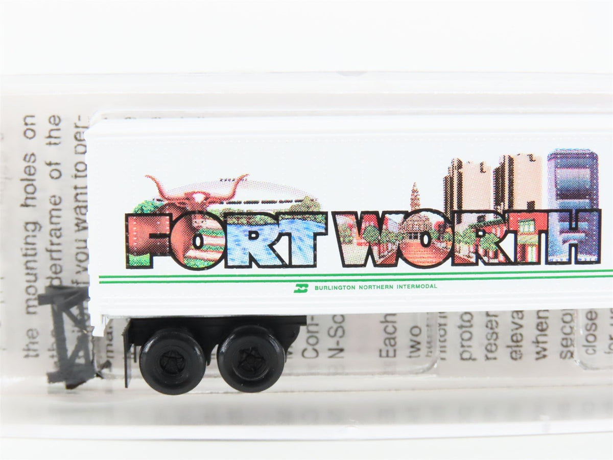 N Scale Micro-Trains MTL 67160 BNZ Intermodal Fort Worth 45&#39; Trailer #237907