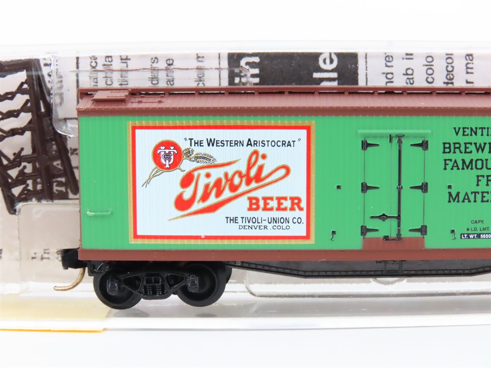 N Scale Micro-Trains MTL 49440 TUX Tivoli Beer 40' Wood Reefer #5100
