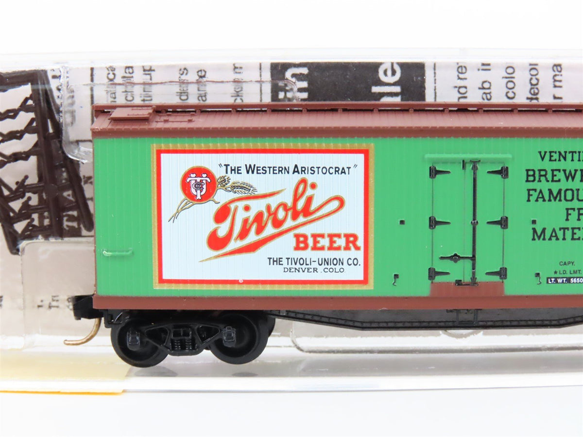 N Scale Micro-Trains MTL 49440 TUX Tivoli Beer 40&#39; Wood Reefer #5100