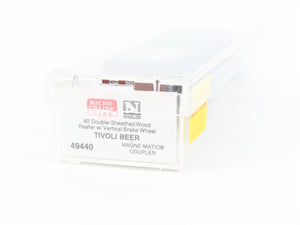 N Scale Micro-Trains MTL 49440 TUX Tivoli Beer 40' Wood Reefer #5100