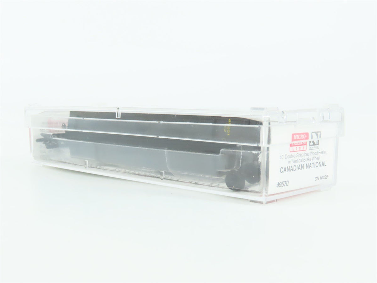N Scale Micro-Trains MTL 49570 CN Canadian National 40&#39; Wood Reefer #103229