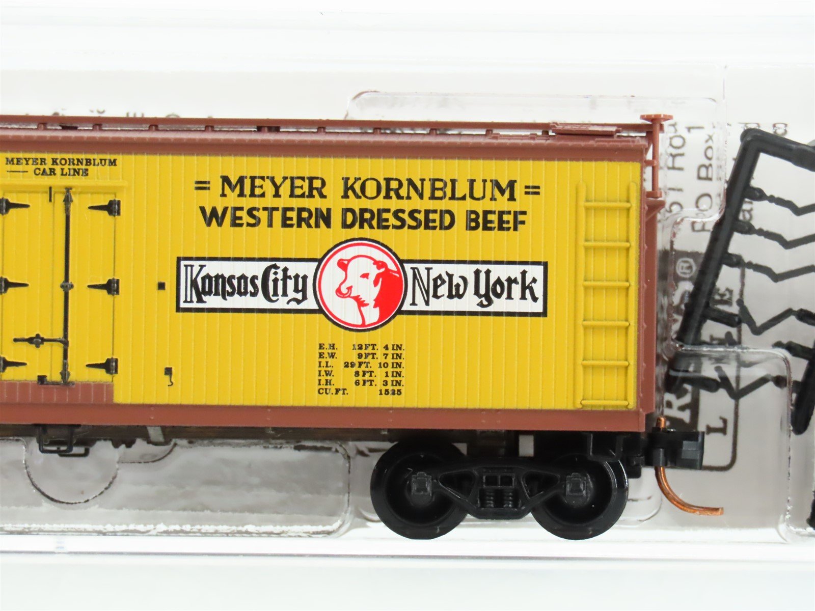 N Scale Micro-Trains MTL 04900100 MKPX Meyer Kornblum 40' Wood Reefer #117