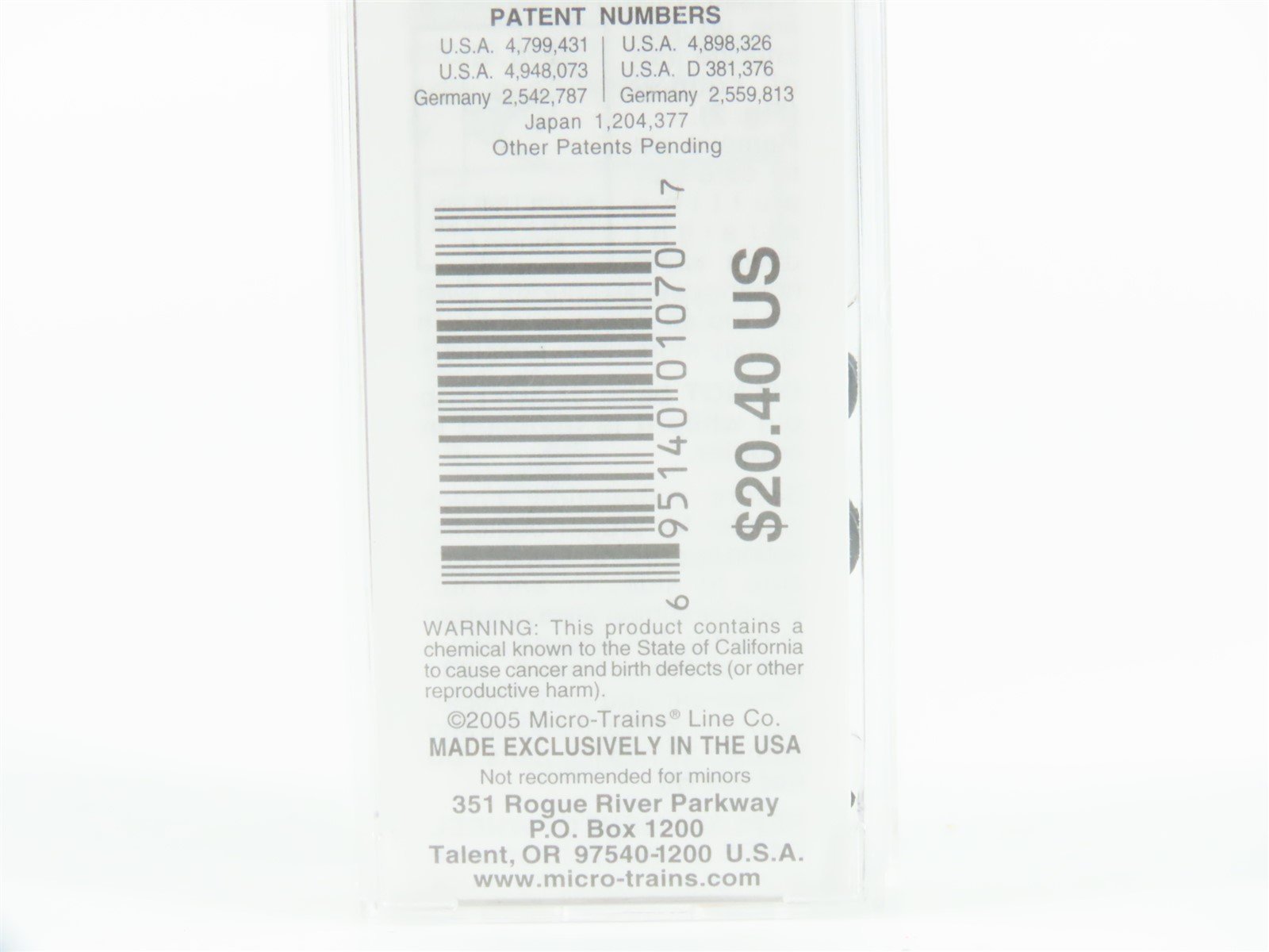 N Scale Micro-Trains MTL 04900100 MKPX Meyer Kornblum 40' Wood Reefer #117