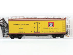 N Scale Micro-Trains MTL 04900370 CX Burlington Route 40' Wood Reefer #50055