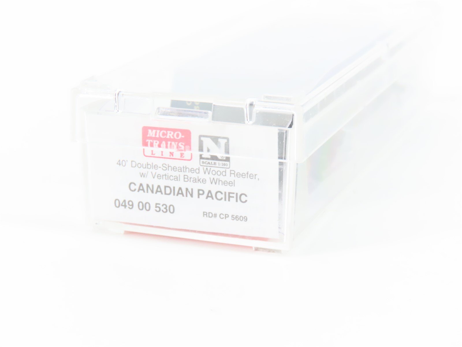 N Scale Micro-Trains MTL 04900530 CP Canadian Pacific 40' Wood Reefer #5609