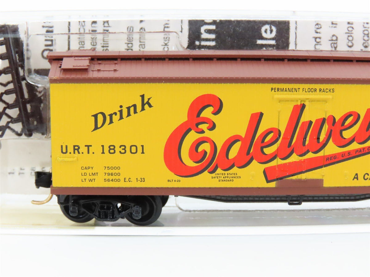 N Scale Micro-Trains MTL 49430 URT Edelweiss Beer 40&#39; Wood Reefer #18301