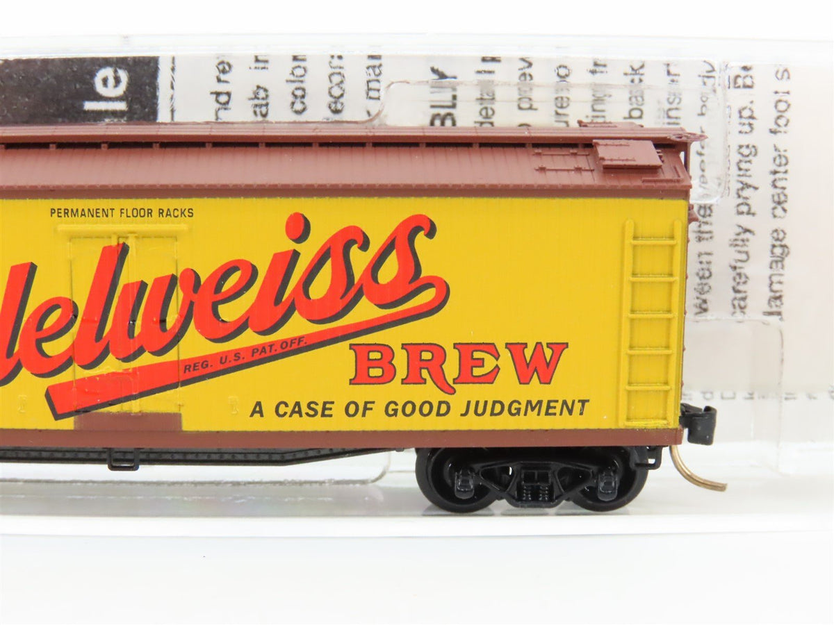 N Scale Micro-Trains MTL 49430 URT Edelweiss Beer 40&#39; Wood Reefer #18301