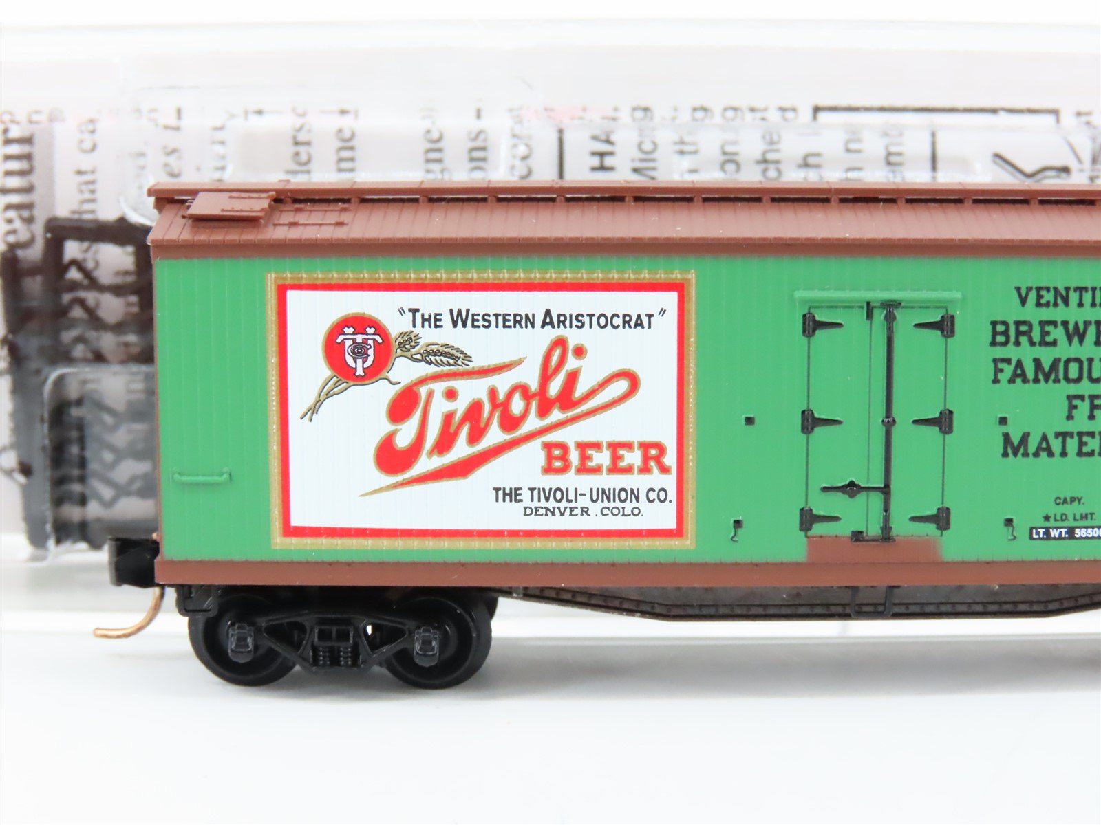 N Scale Micro-Trains MTL 49440 TUX Tivoli Beer 40' Wood Reefer #5101
