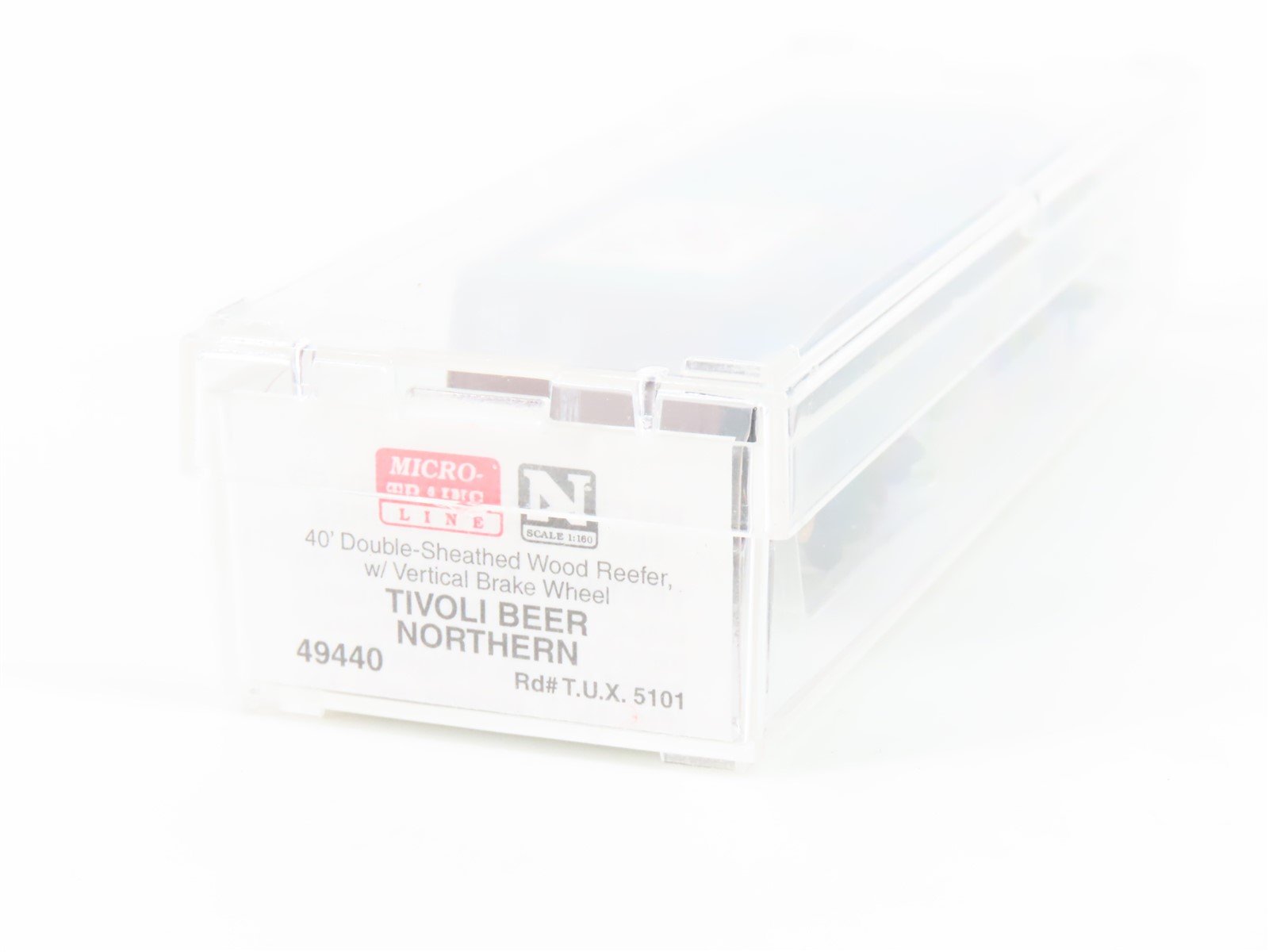 N Scale Micro-Trains MTL 49440 TUX Tivoli Beer 40' Wood Reefer #5101