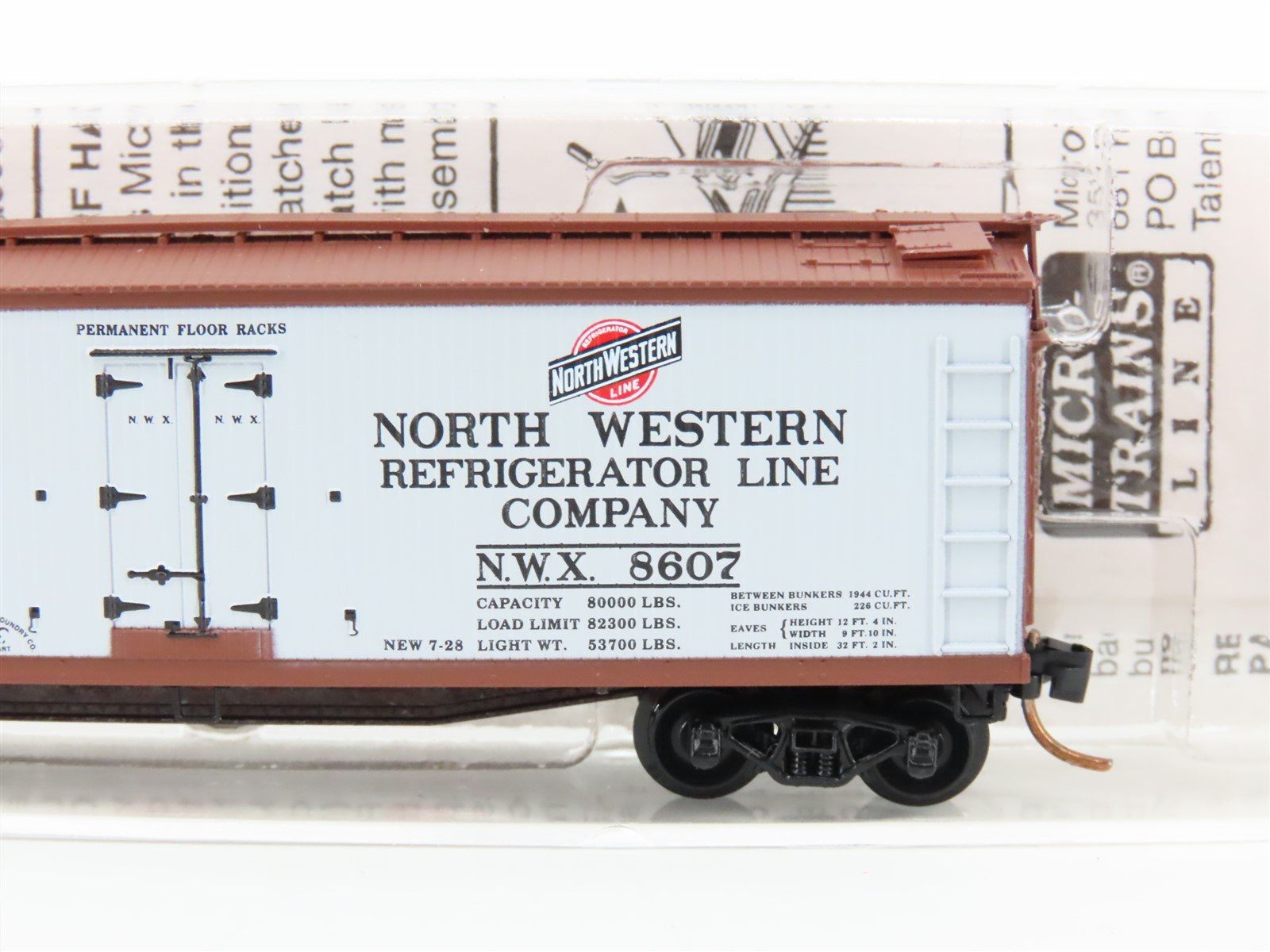 N Scale Micro-Trains MTL 49520 NWX Priebe Poultry & Eggs 40' Wood Reefer #8607