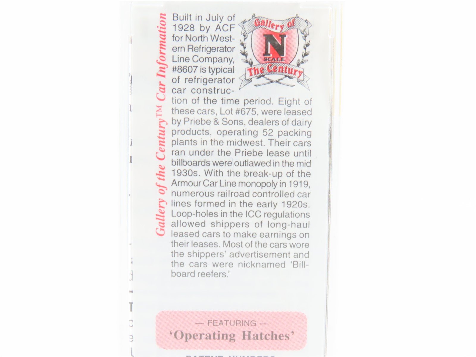 N Scale Micro-Trains MTL 49520 NWX Priebe Poultry & Eggs 40' Wood Reefer #8607