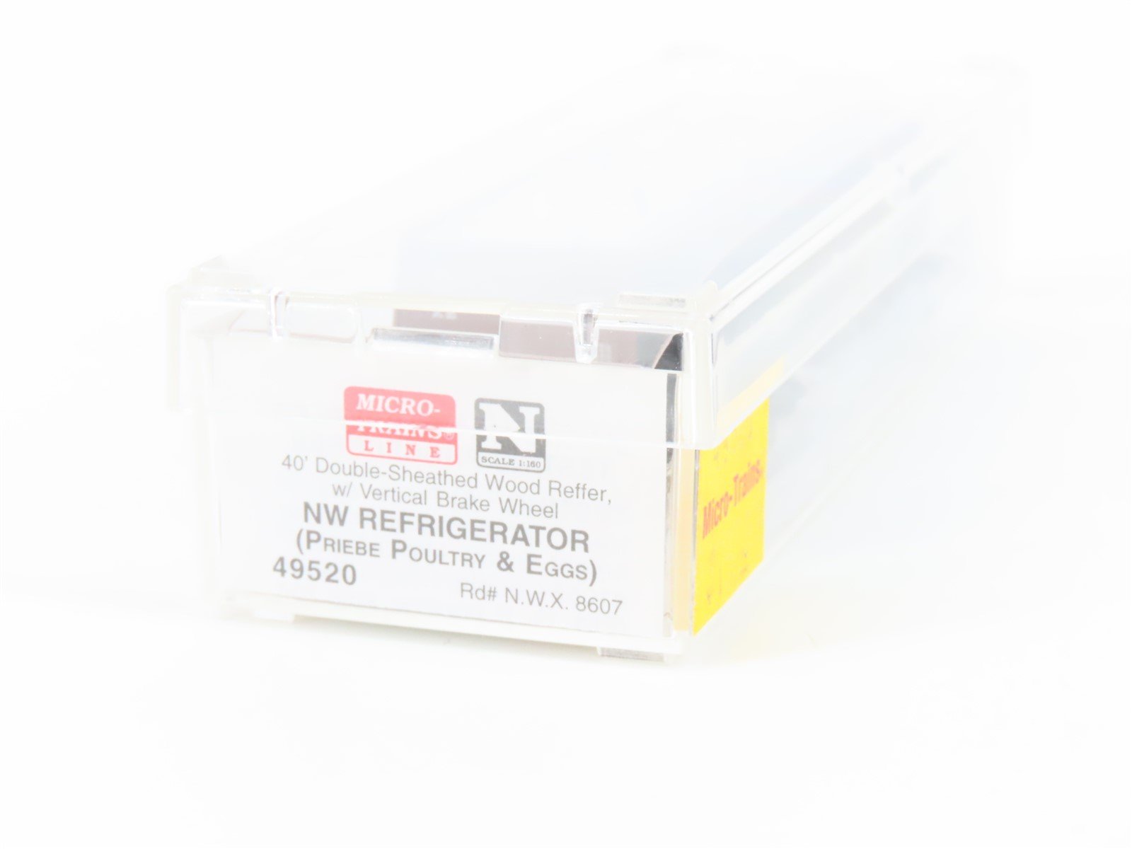 N Scale Micro-Trains MTL 49520 NWX Priebe Poultry & Eggs 40' Wood Reefer #8607