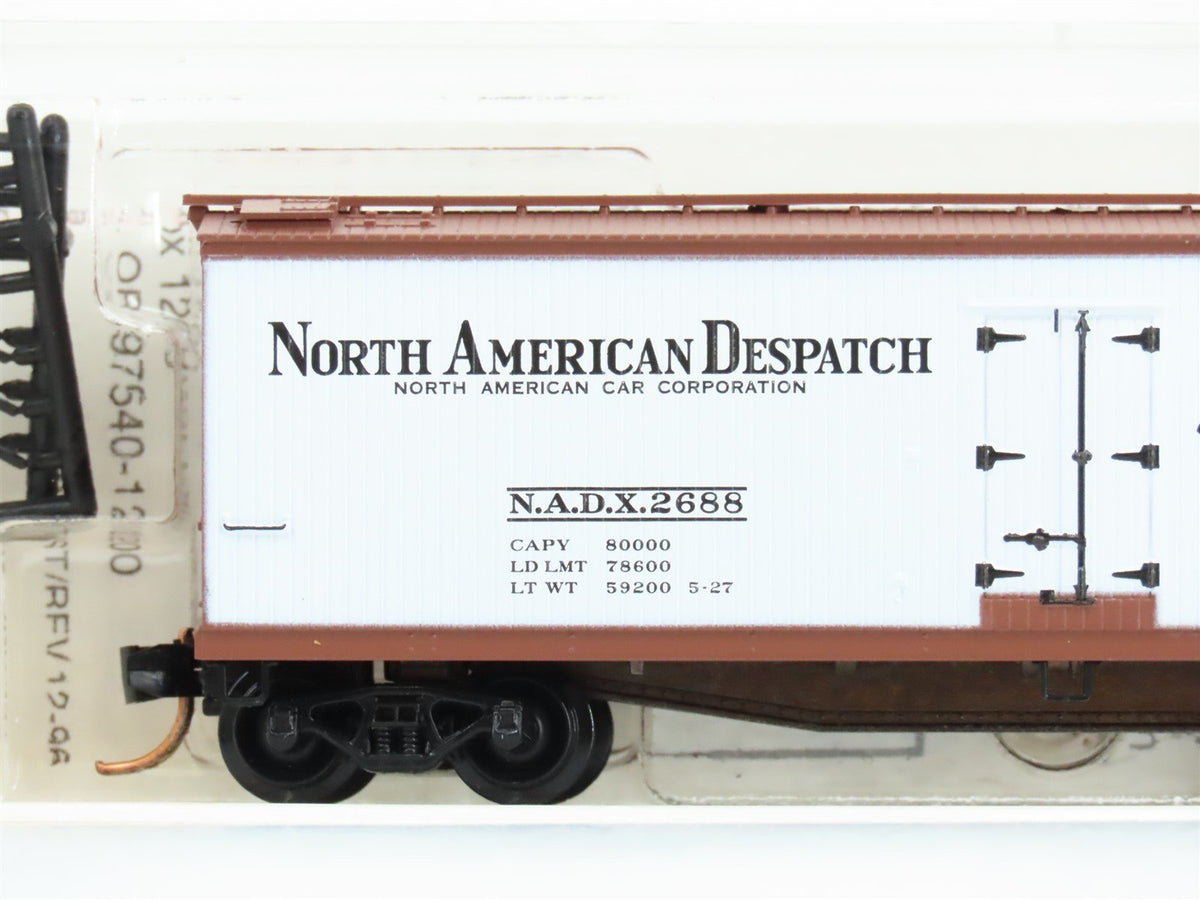 N Scale Micro-Trains MTL 49490 NADX Pluto Water 40&#39; Wood Reefer #2688