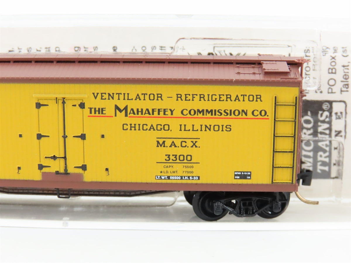 N Scale Micro-Trains MTL 49480 MACX Parrot Brand Potatoes 40&#39; Wood Reefer #3300