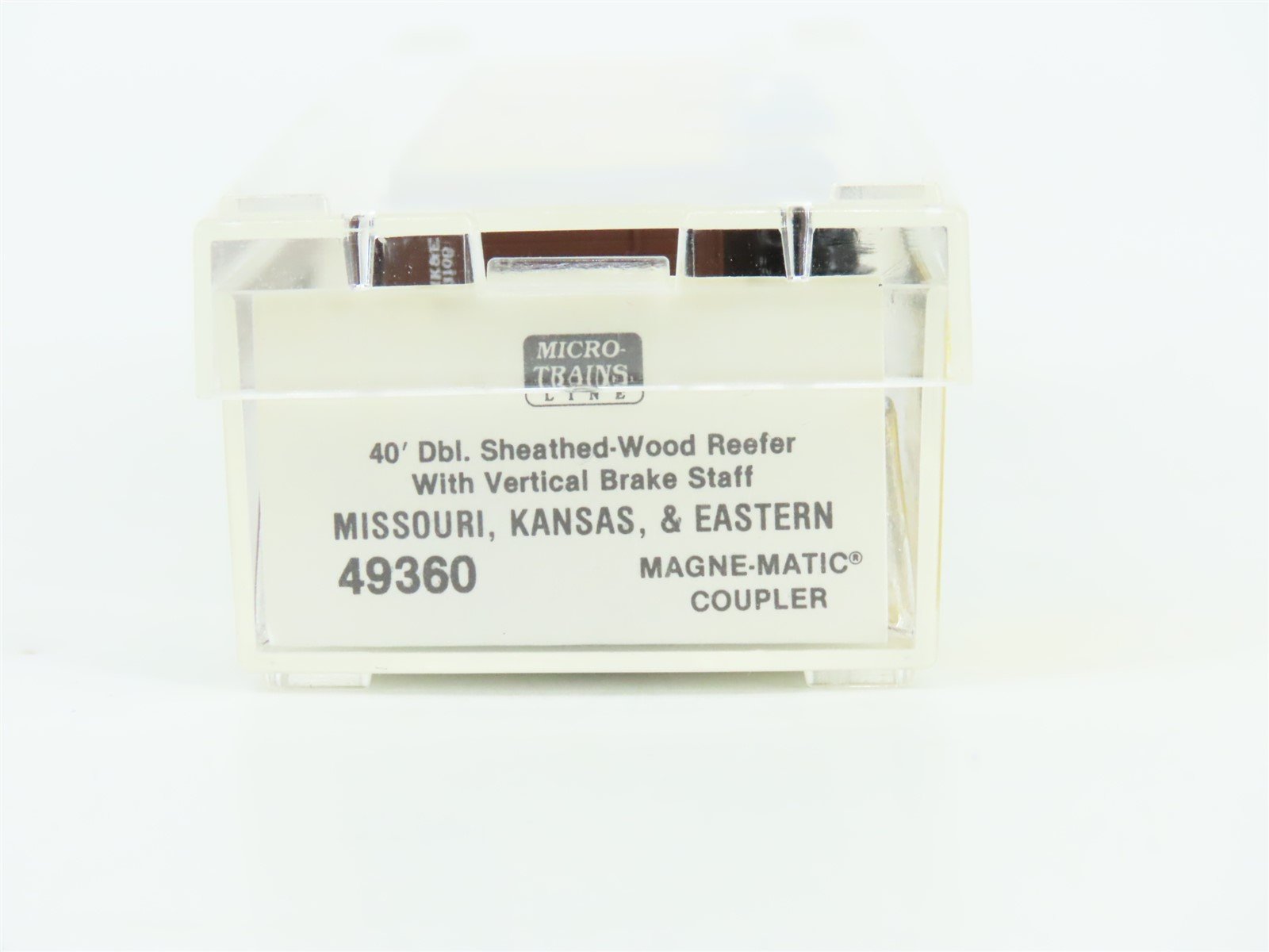 N Scale Micro-Trains MTL 49360 MKE Missouri Kansas Eastern 40' Wood Reefer #3100