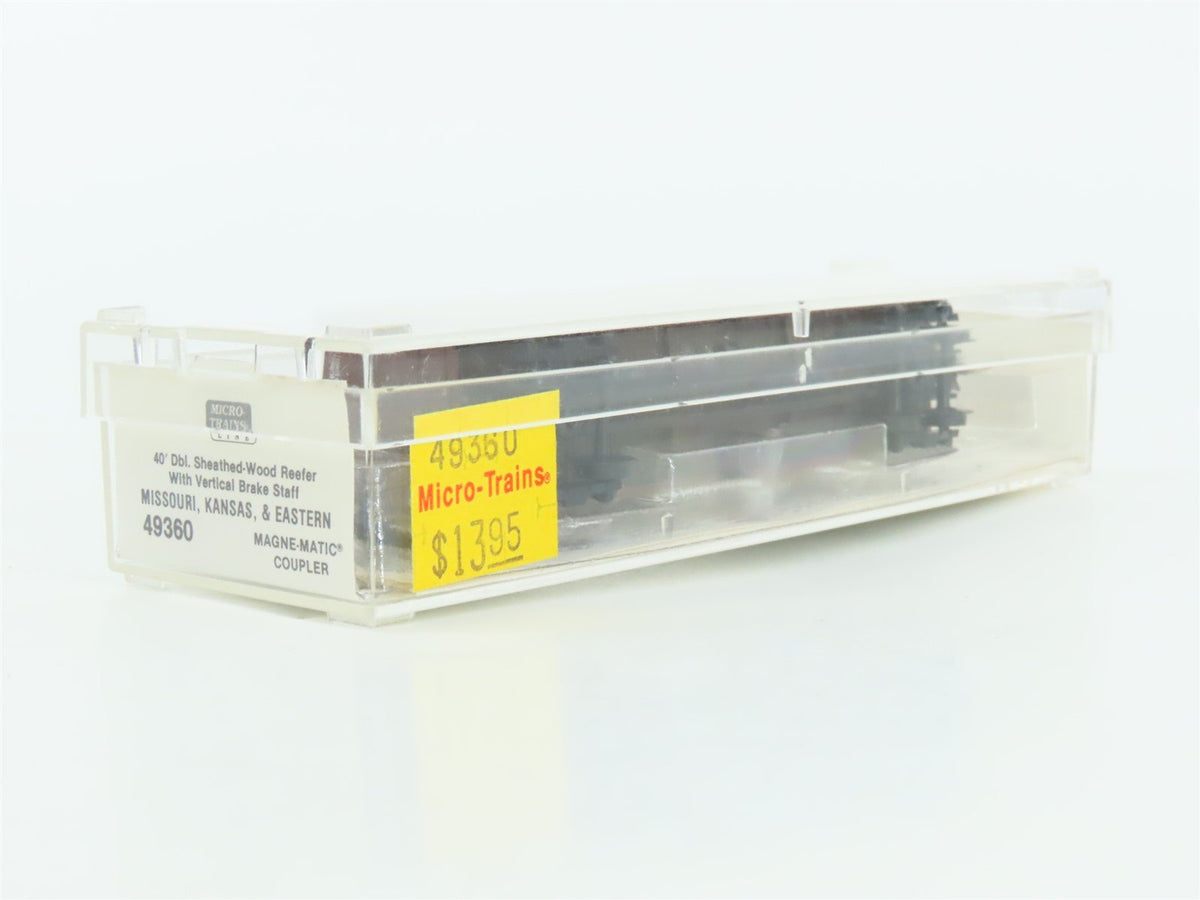 N Scale Micro-Trains MTL 49360 MKE Missouri Kansas Eastern 40&#39; Wood Reefer #3100