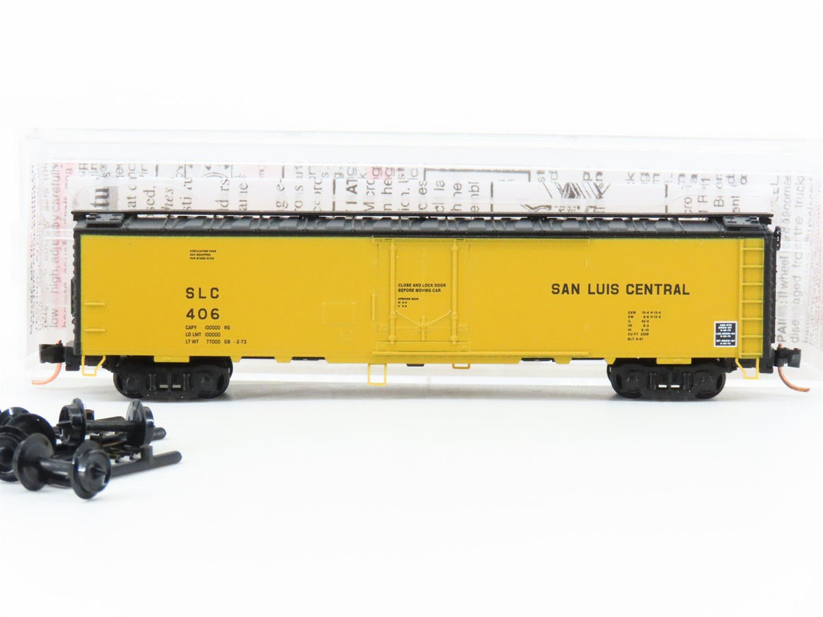 N Scale Micro-Trains MTL 05200100 SLC San Luis Central 52&#39; Plug Door Reefer 406
