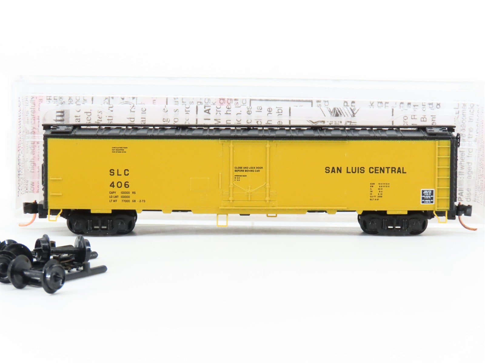 N Scale Micro-Trains MTL 05200100 SLC San Luis Central 52' Plug Door Reefer 406