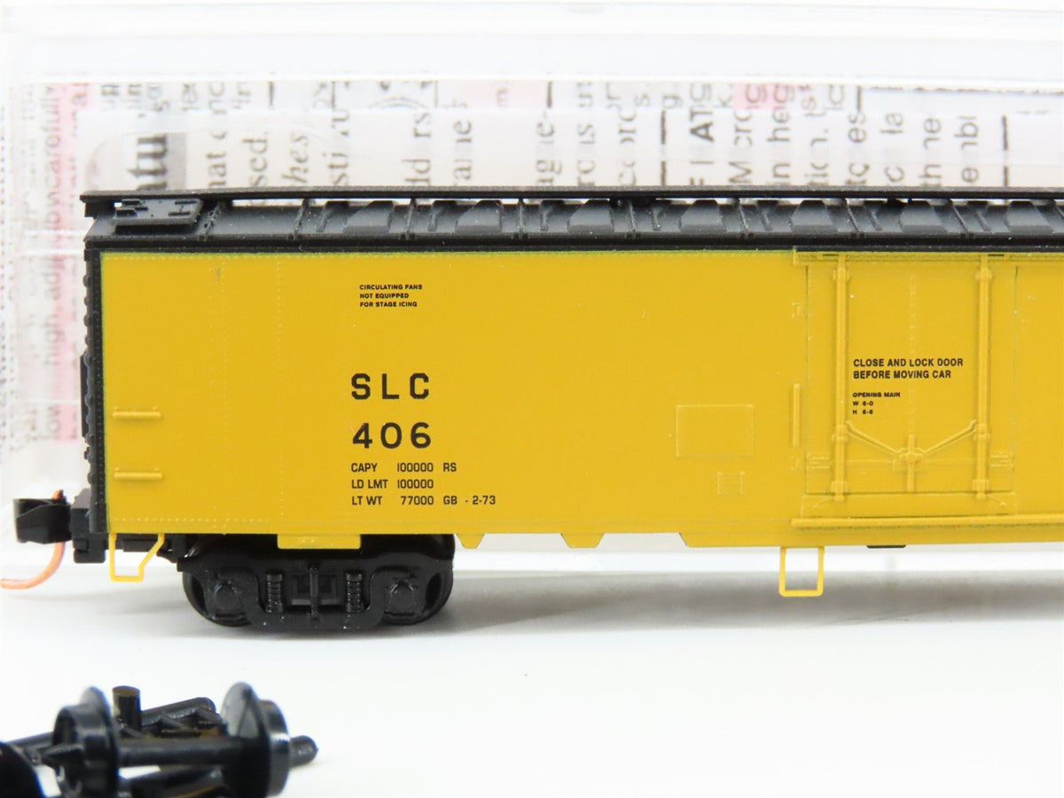 N Scale Micro-Trains MTL 05200100 SLC San Luis Central 52&#39; Plug Door Reefer 406