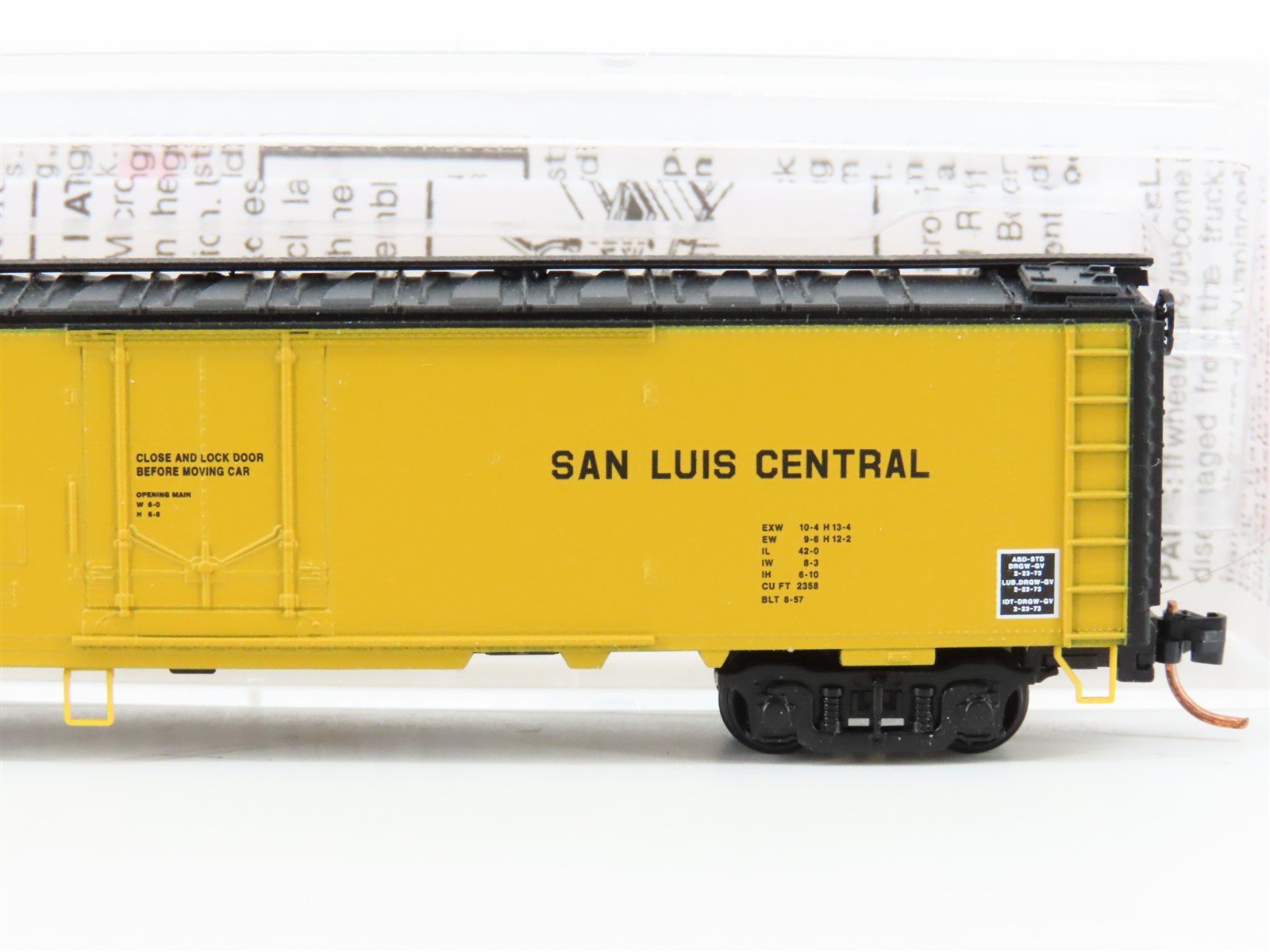 N Scale Micro-Trains MTL 05200100 SLC San Luis Central 52' Plug Door Reefer 406