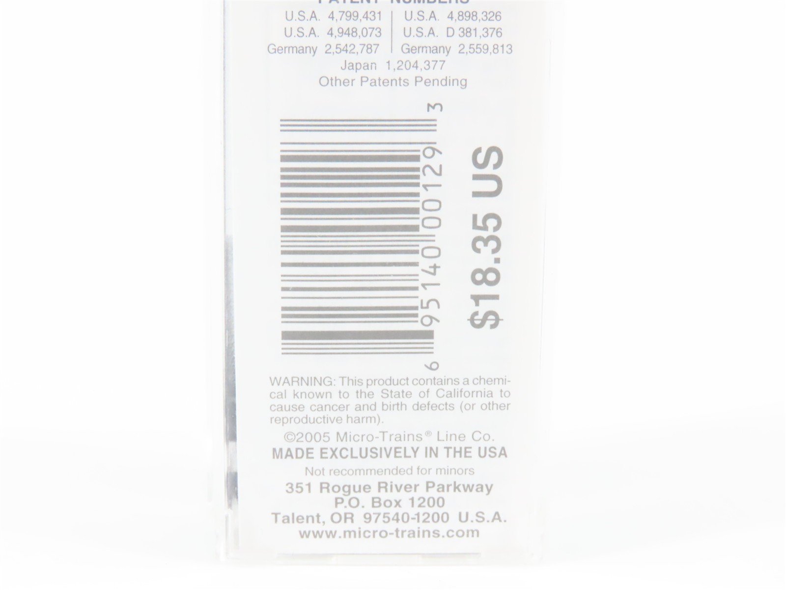 N Scale Micro-Trains MTL 05200100 SLC San Luis Central 52' Plug Door Reefer 406