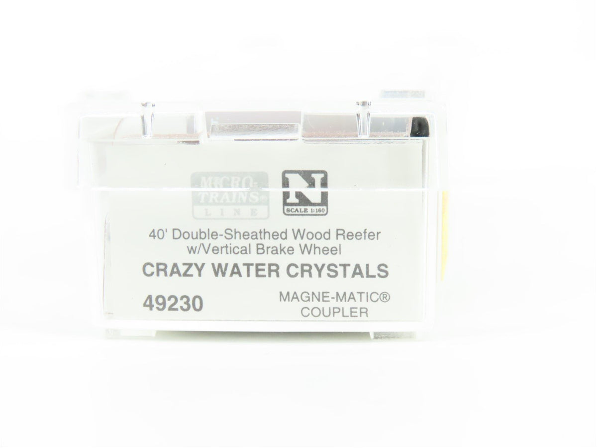 N Scale Micro-Trains MTL 49230 ART Crazy Water Crystals 40&#39; Wood Reefer #417