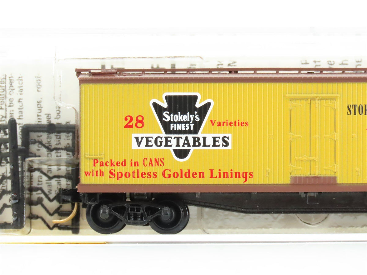 N Scale Micro-Trains MTL 49340 SBIX Stokely Vegetables 40&#39; Wood Reefer #12933