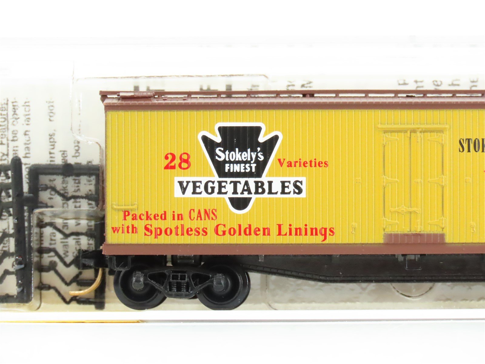 N Scale Micro-Trains MTL 49340 SBIX Stokely Vegetables 40' Wood Reefer #12933