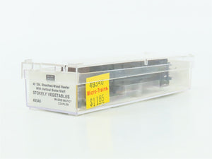 N Scale Micro-Trains MTL 49340 SBIX Stokely Vegetables 40' Wood Reefer #12933