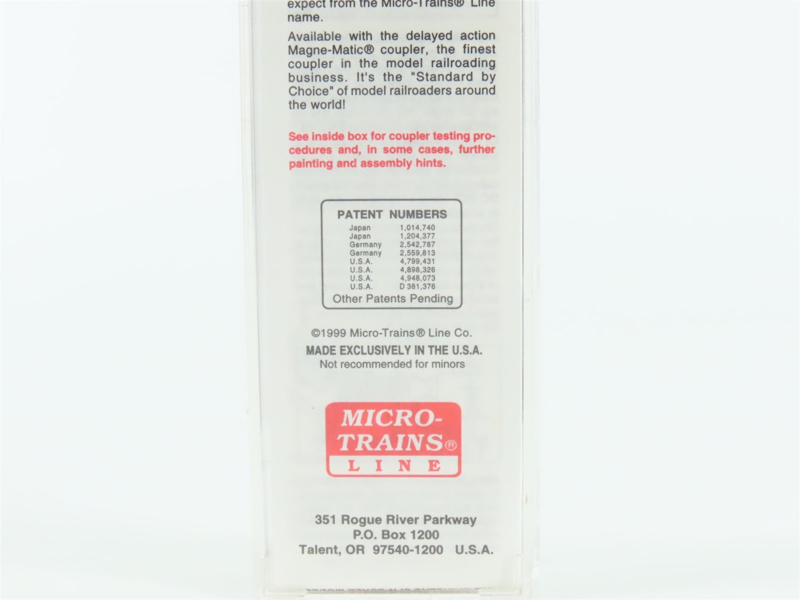 N Scale Micro-Trains MTL 49510 WIF West India Fruit Co. 40' Wood Reefer #724