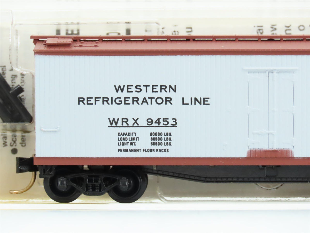 N Scale Micro-Trains MTL 49320 WRX Green Bay &amp; Western 40&#39; Wood Reefer #9453
