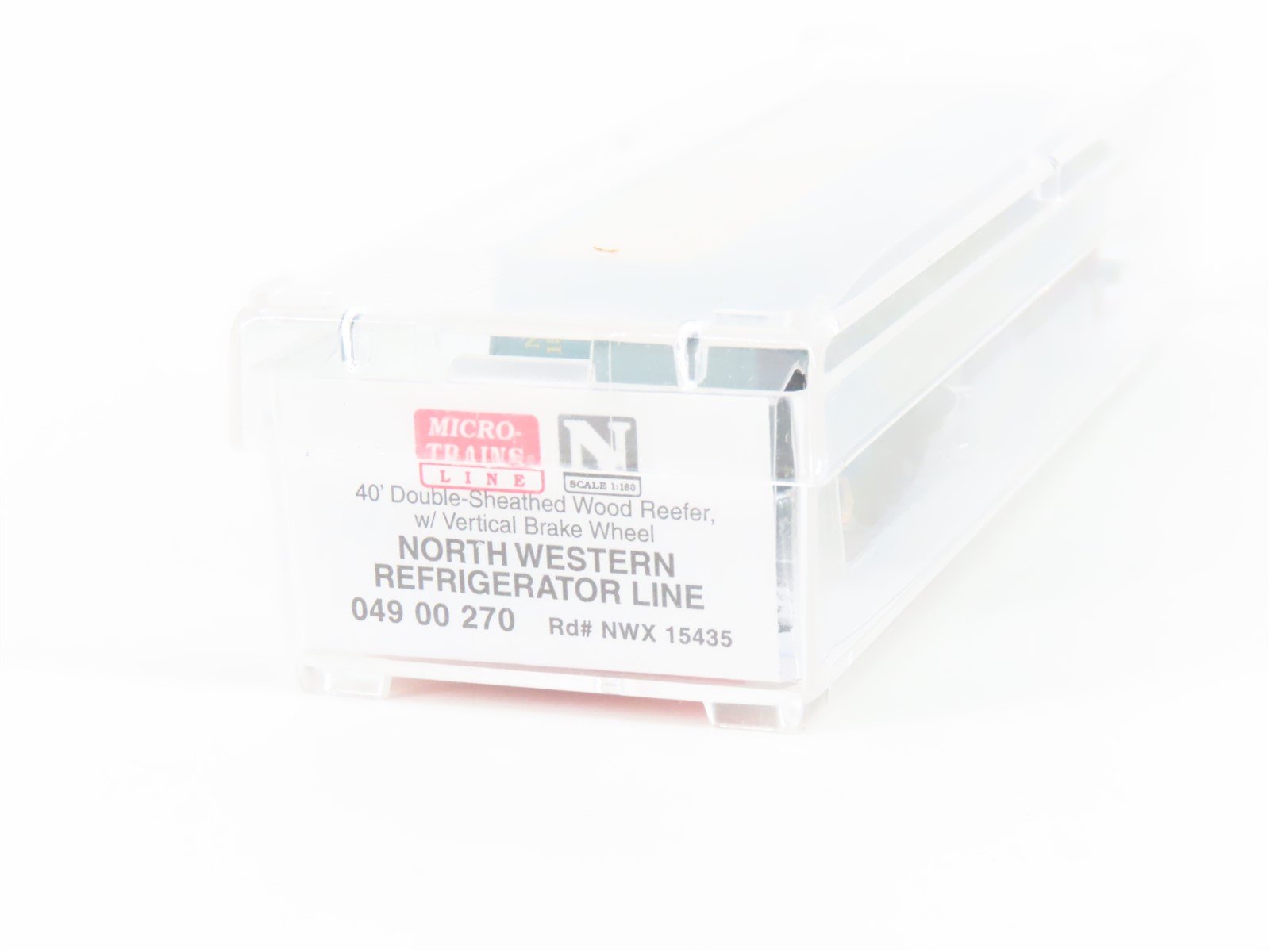 N Scale Micro-Trains MTL 04900270 NWX North Western 40' Wood Reefer #15435