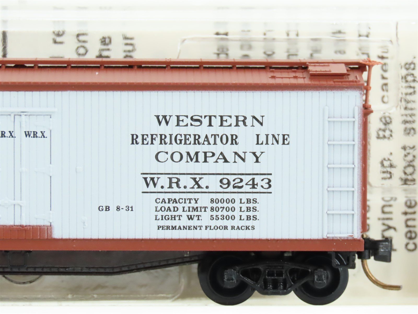 N Scale Micro-Trains MTL/Kadee 49310 WRX Green Bay Route 40' Reefer #9243