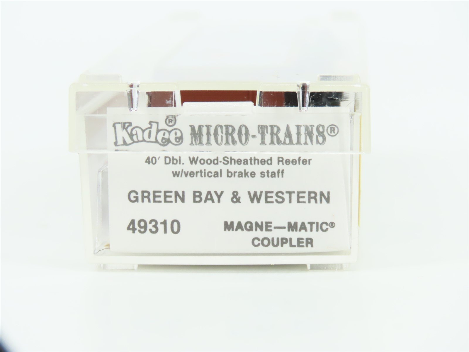 N Scale Micro-Trains MTL/Kadee 49310 WRX Green Bay Route 40' Reefer #9243
