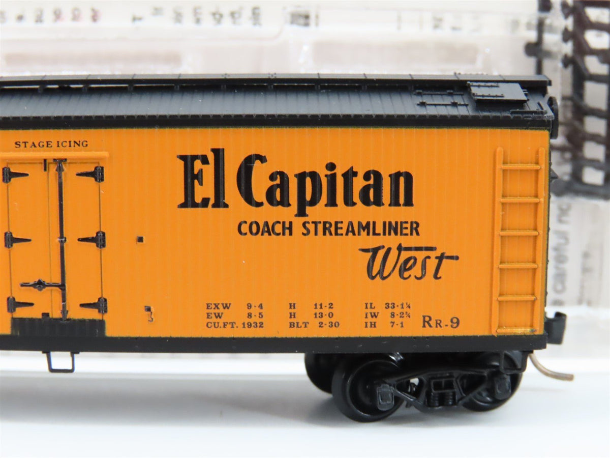 N Scale Micro-Trains MTL 47240 SFRD Santa Fe El Capitan 40&#39; Wood Reefer #25966