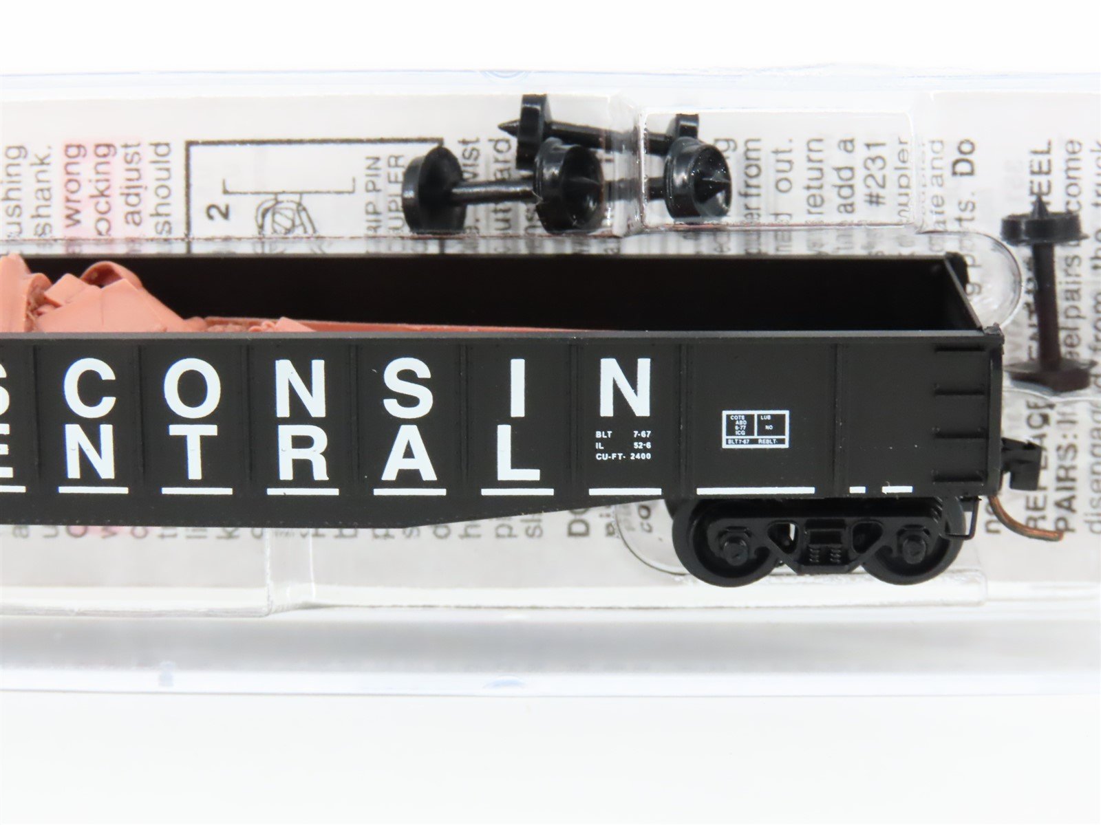 N Scale Micro-Trains MTL 04600330 WC Wisconsin Central 50' Gondola #55136