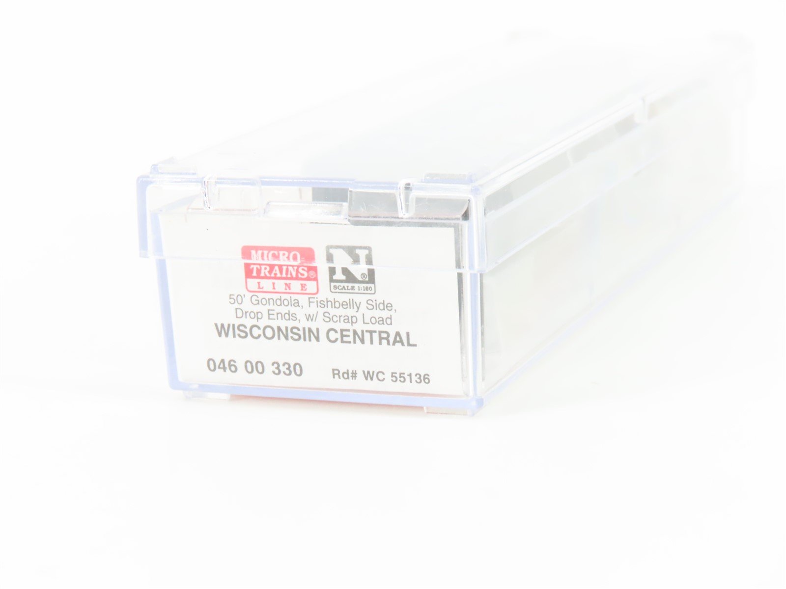 N Scale Micro-Trains MTL 04600330 WC Wisconsin Central 50' Gondola #55136