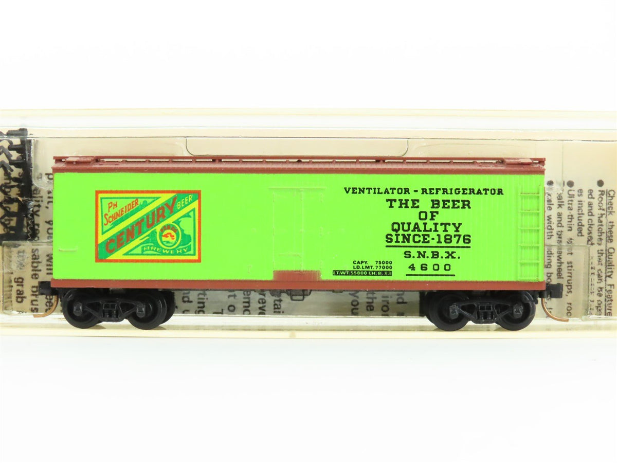 N Scale Micro-Trains MTL/Kadee 47091 SNBX Century Beer 40&#39; Wood Reefer #4600