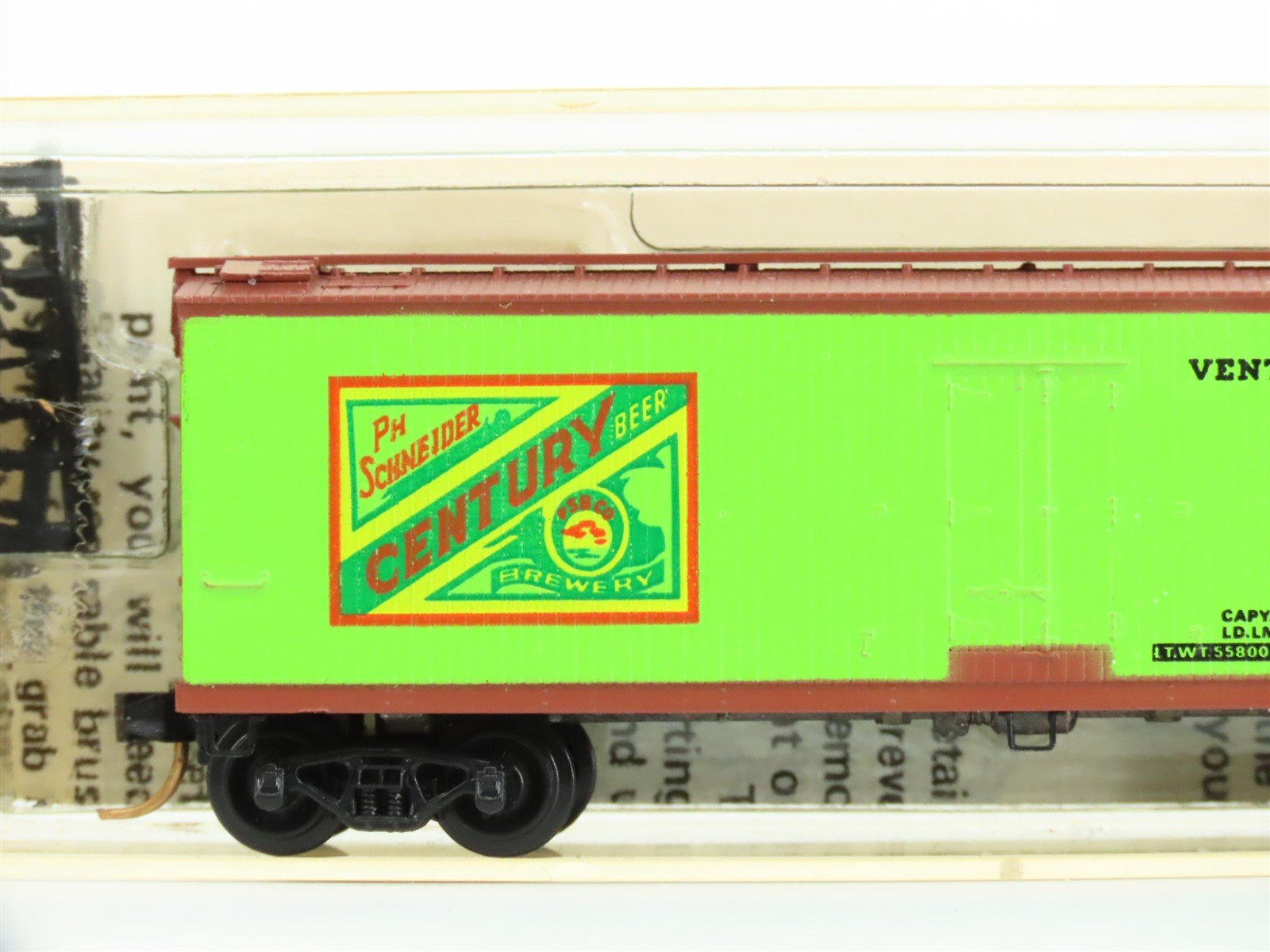 N Scale Micro-Trains MTL/Kadee 47091 SNBX Century Beer 40' Wood Reefer #4600