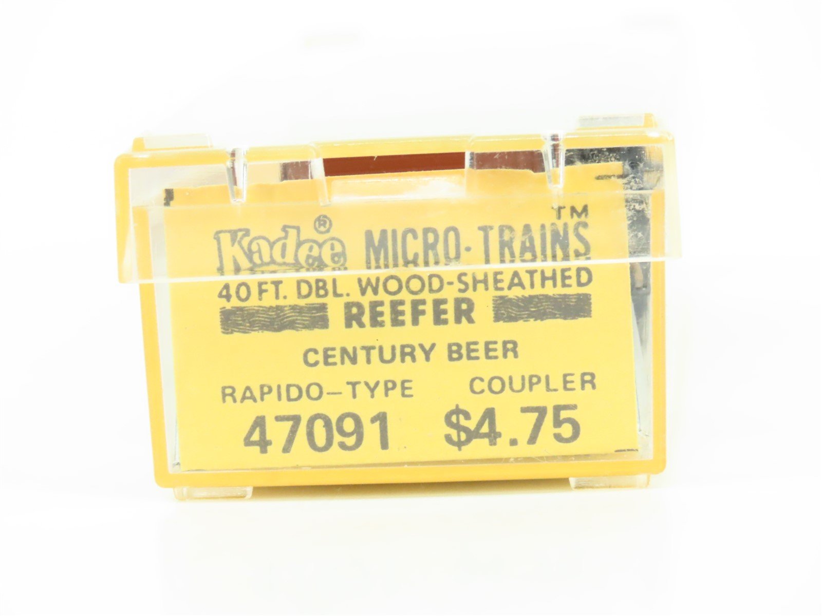 N Scale Micro-Trains MTL/Kadee 47091 SNBX Century Beer 40' Wood Reefer #4600
