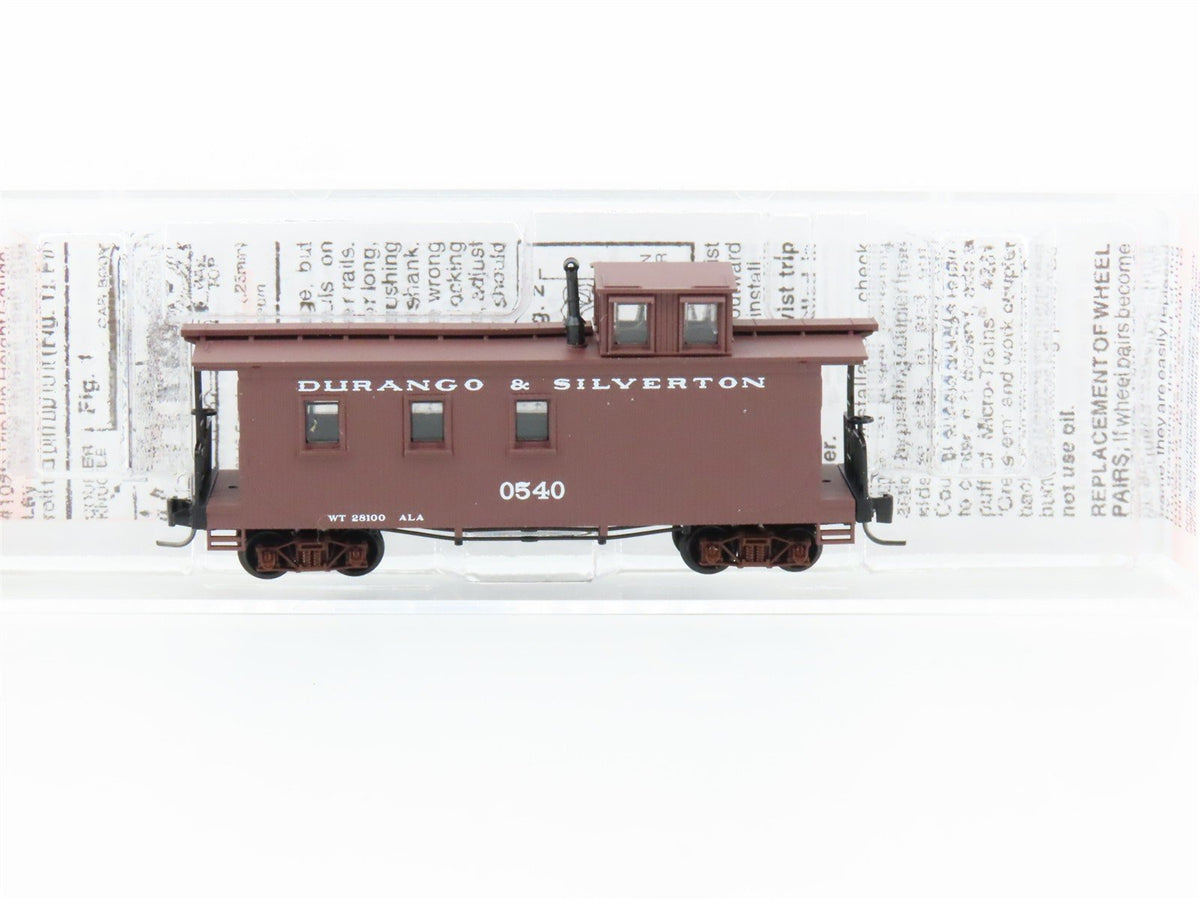 Nn3 Scale Micro-Trains MTL 81600030 DSNG Durango &amp; Silverton Caboose #0540