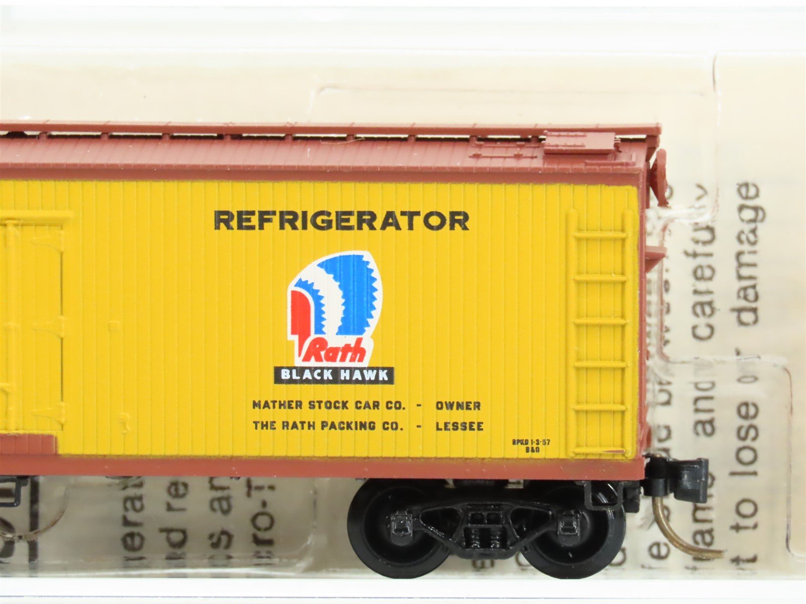 N Scale Micro-Trains MTL/Kadee 47310 RPRX Rath Packing Co 40' Wood Reefer #507