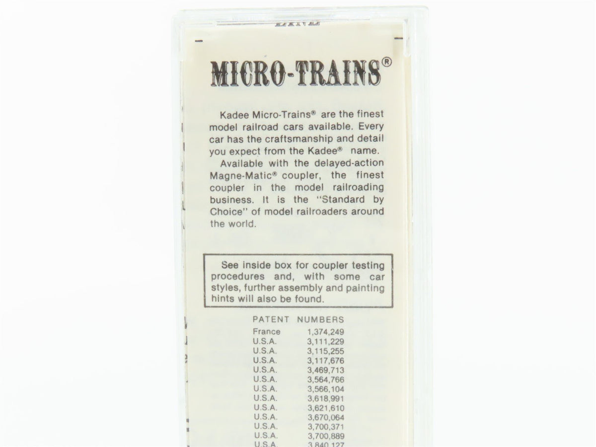 N Scale Micro-Trains MTL/Kadee 47310 RPRX Rath Packing Co 40&#39; Wood Reefer #507