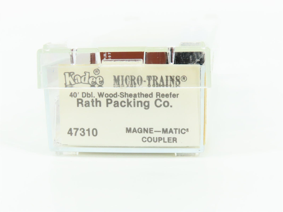 N Scale Micro-Trains MTL/Kadee 47310 RPRX Rath Packing Co 40&#39; Wood Reefer #507
