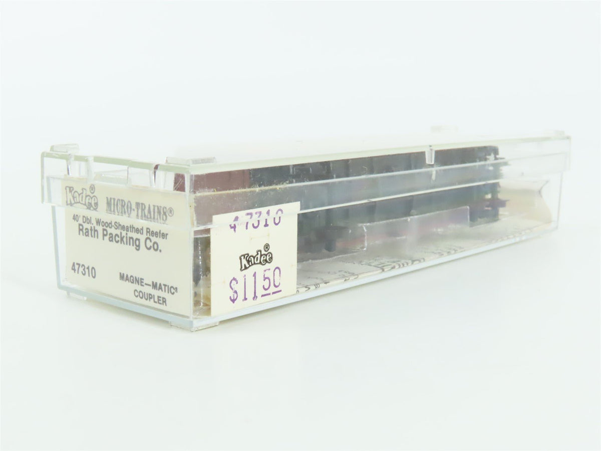 N Scale Micro-Trains MTL/Kadee 47310 RPRX Rath Packing Co 40&#39; Wood Reefer #507