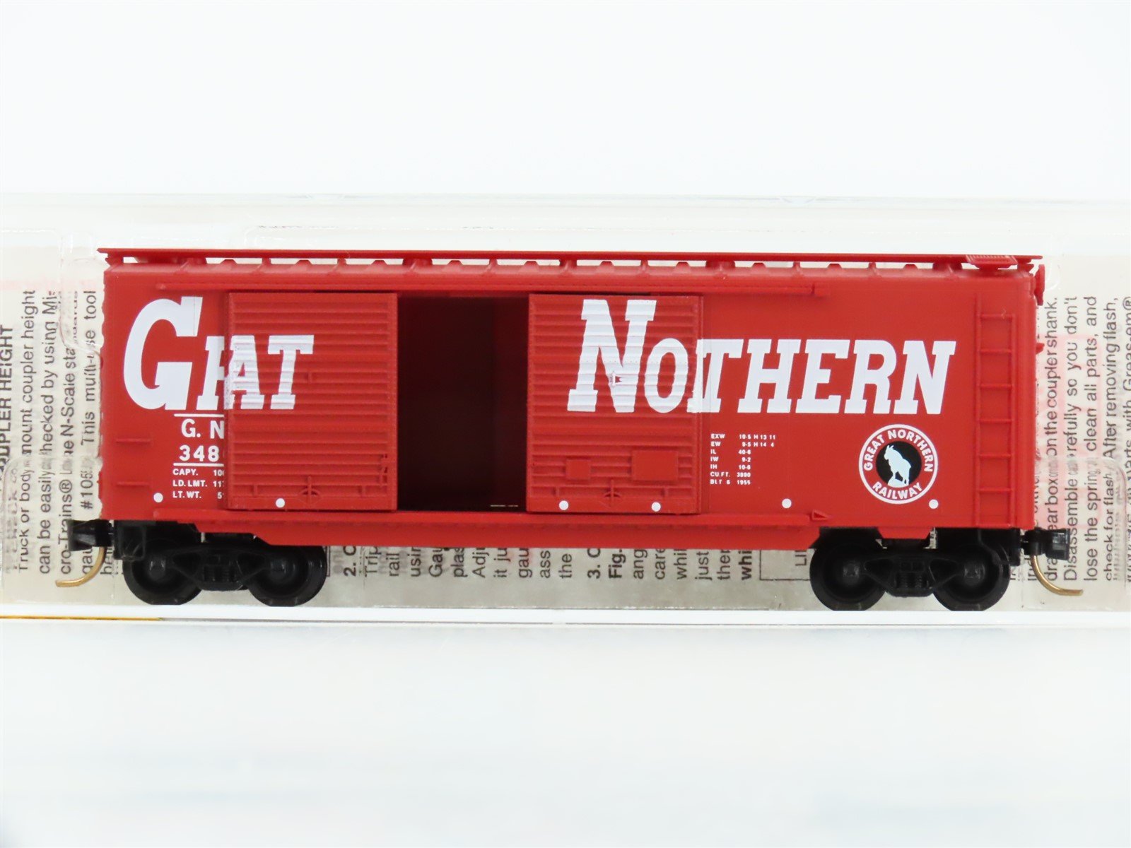 N Scale Micro-Trains MTL 23220 GN Great Northern 40' Standard Boxcar #3486