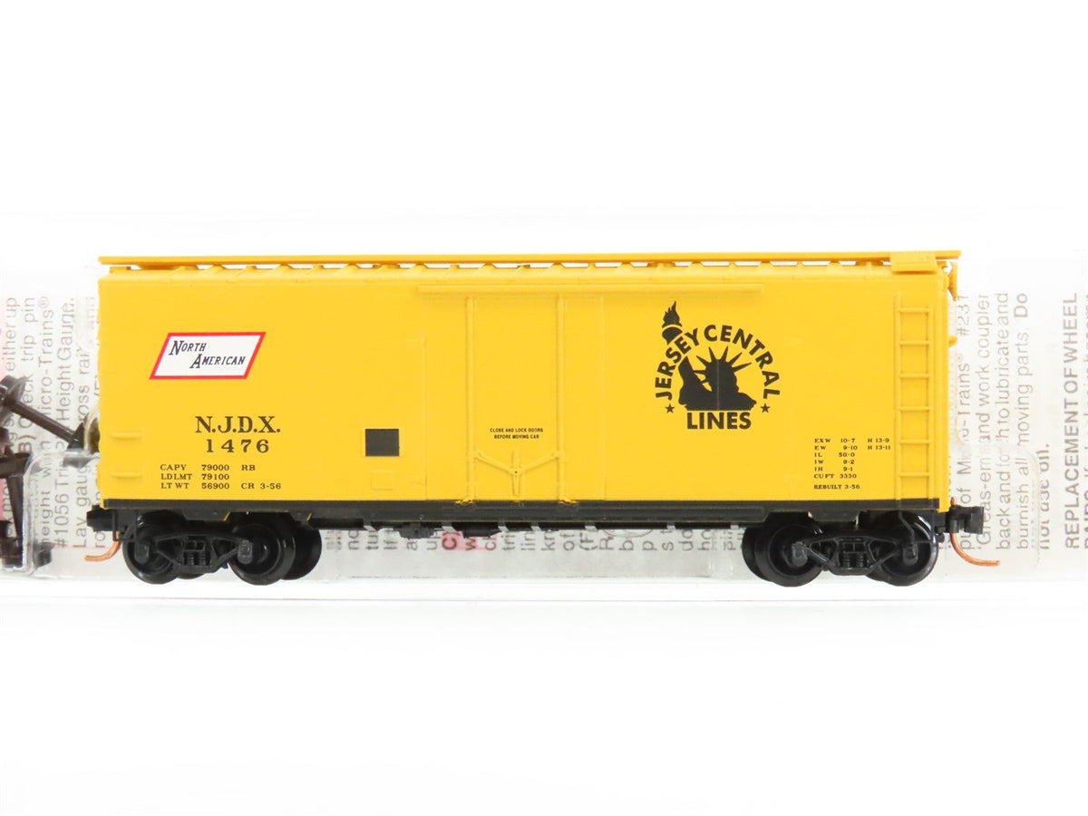 N Scale Micro-Trains MTL 02100520 NJDX Jersey Central 40&#39; Standard Boxcar #1476